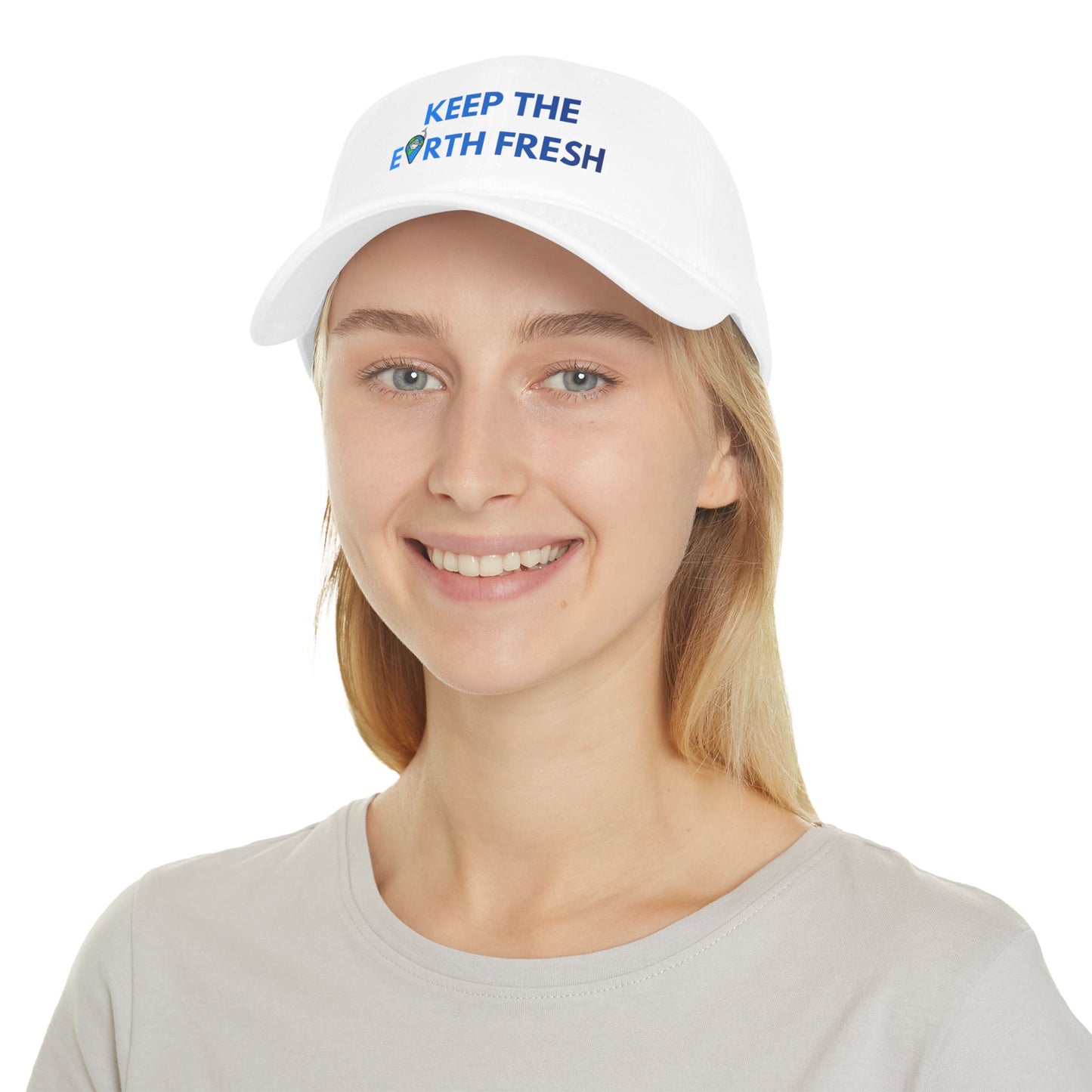 Keep The Earth Fresh Hat with Dolphin Icon Logo