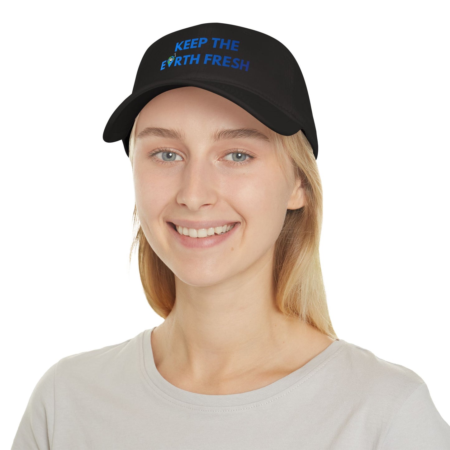 Keep The Earth Fresh Hat with Dolphin Icon Logo