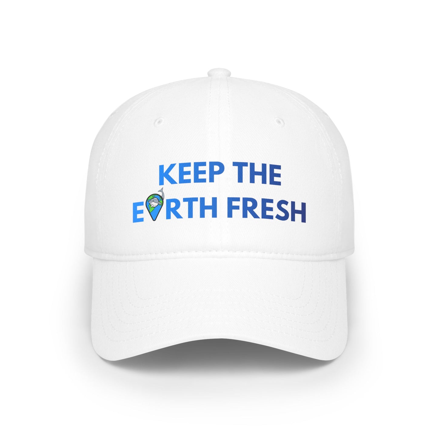Keep The Earth Fresh Hat with Dolphin Icon Logo