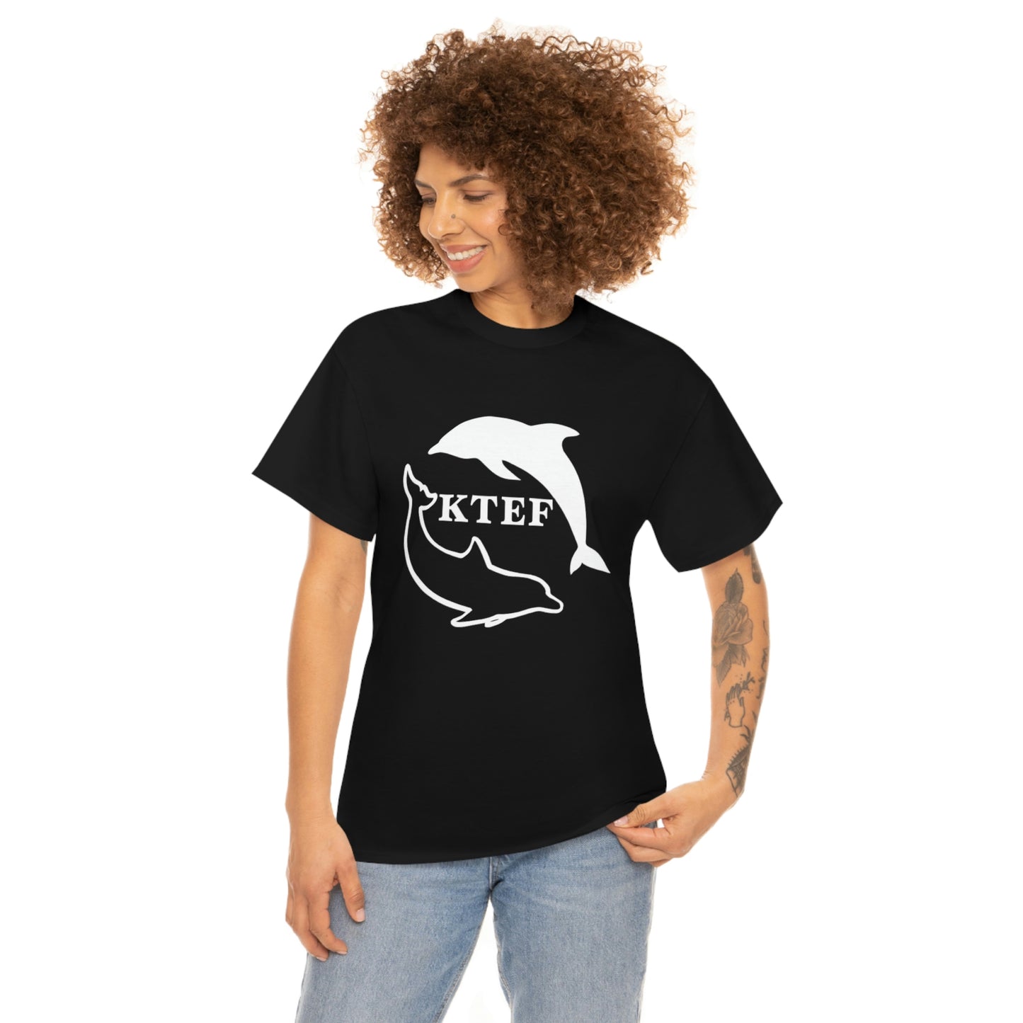 KTEF Dolphin Yin Yang Tee